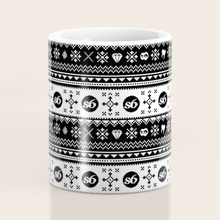 Ugly Sweater Society6 Coffee Mug Gallery Image 4