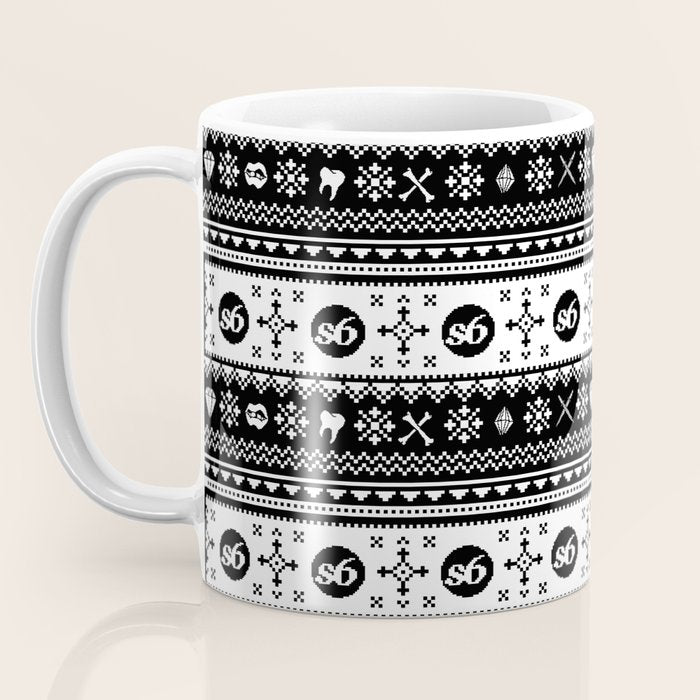 Ugly Sweater Society6 Coffee Mug Gallery Image 3
