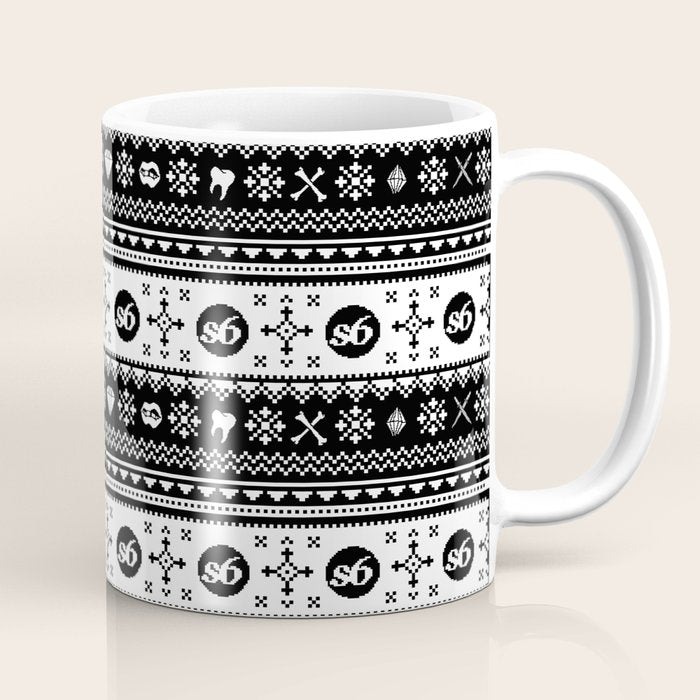 Ugly Sweater Society6 Coffee Mug Gallery Image 1