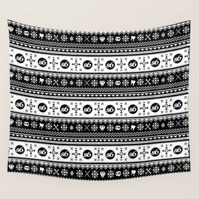 Ugly Sweater Society6 Wall Tapestry Gallery Image 1