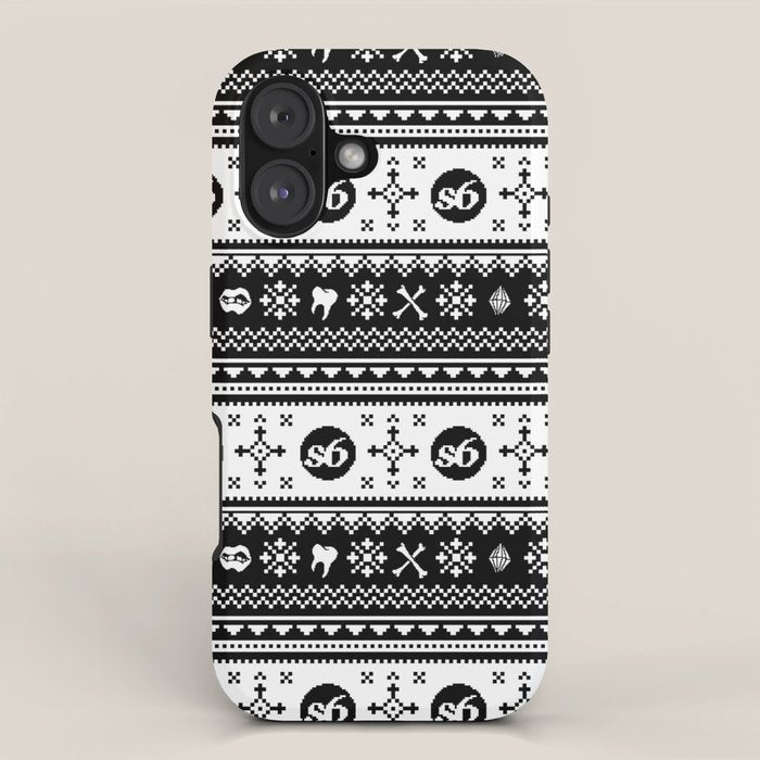 Ugly Sweater Society6 iPhone Case Gallery Image 1