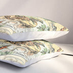 Reptiles II by Adolphe Millot // XL 19th Century Snakes Lizards Alligators Science Textbook Artwork Pillow Sham Gallery Image 3