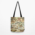 Reptiles II by Adolphe Millot // XL 19th Century Snakes Lizards Alligators Science Textbook Artwork Tote Bag Gallery Image 2