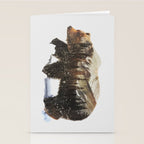Arctic Grizzly Bear Stationery Card Gallery Image 2