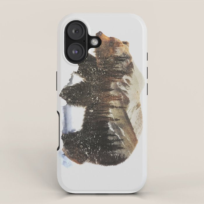 Arctic Grizzly Bear iPhone Case Gallery Image 1