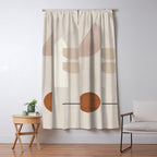 Abstract Minimal Shapes 21 Window Curtain Gallery Image 5