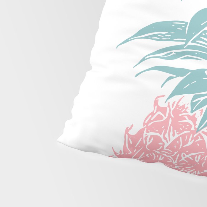 Simple Modern Boho Pineapple Drawing Pillow Sham Gallery Image 4