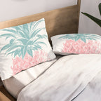 Simple Modern Boho Pineapple Drawing Pillow Sham Gallery Image 2
