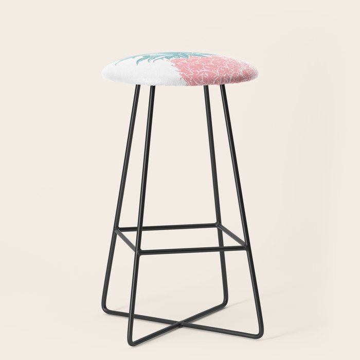 Simple Modern Boho Pineapple Drawing Stool Gallery Image 1