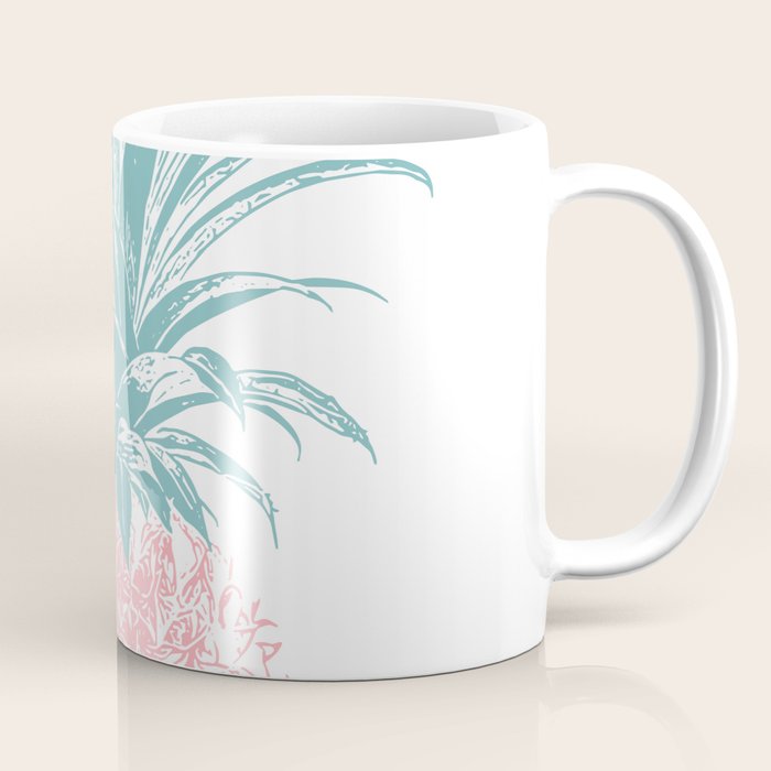 Simple Modern Boho Pineapple Drawing Coffee Mug Gallery Image 1