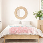 Simple Modern Boho Pineapple Drawing Duvet Cover Gallery Image 3