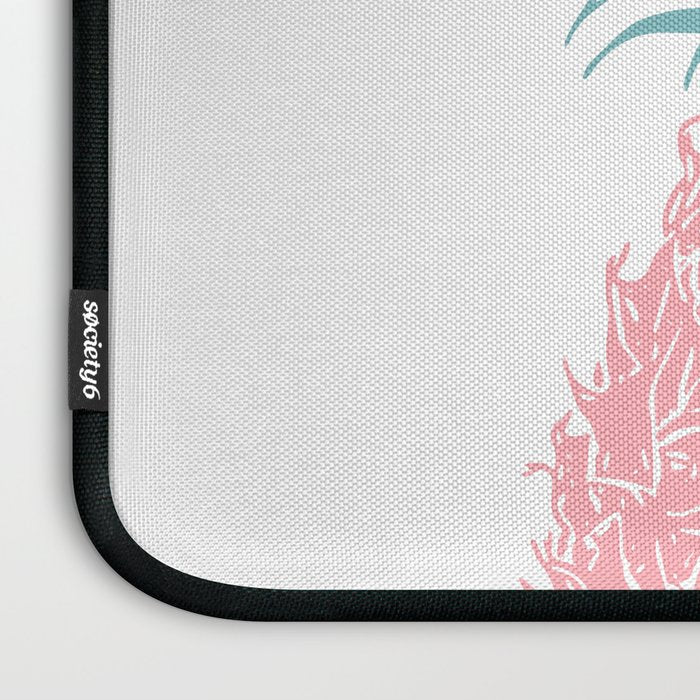 Simple Modern Boho Pineapple Drawing Laptop Sleeve Gallery Image 3