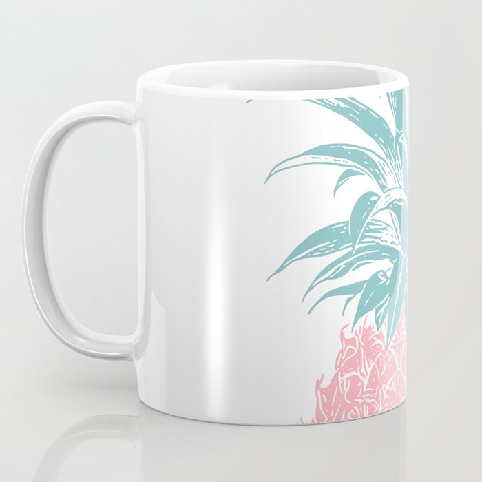 Simple Modern Boho Pineapple Drawing Coffee Mug Gallery Image 3