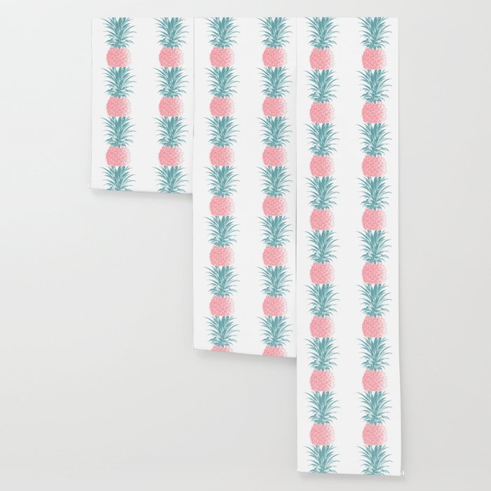 Simple Modern Boho Pineapple Drawing Wallpaper Gallery Image 3