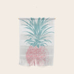 Simple Modern Boho Pineapple Drawing Wall Hanging Gallery Image 1