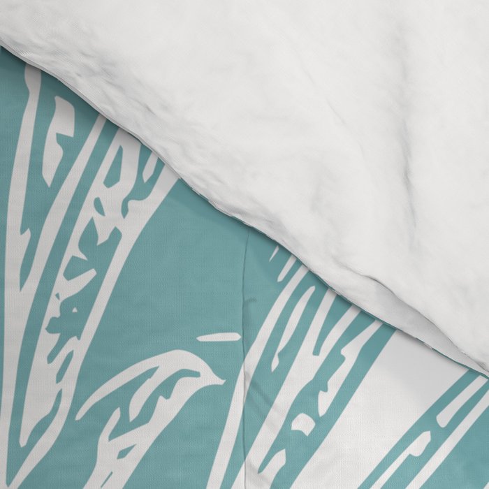 Simple Modern Boho Pineapple Drawing Comforter Gallery Image 4