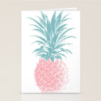 Simple Modern Boho Pineapple Drawing Stationery Card Gallery Image 2