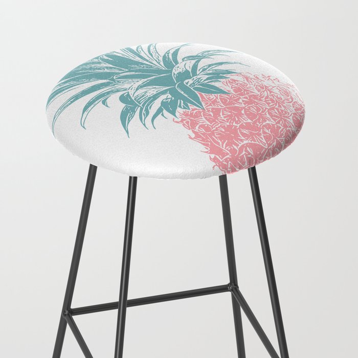 Simple Modern Boho Pineapple Drawing Stool Gallery Image 2