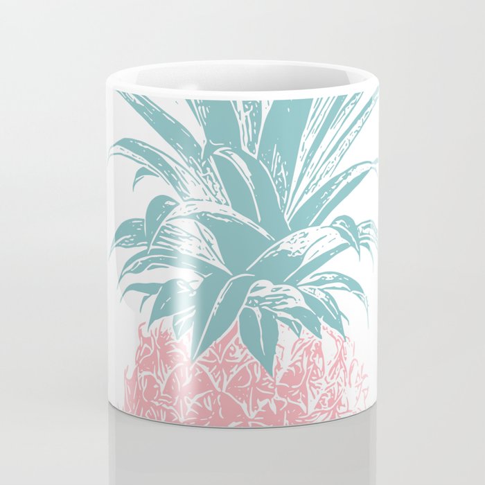 Simple Modern Boho Pineapple Drawing Coffee Mug Gallery Image 4