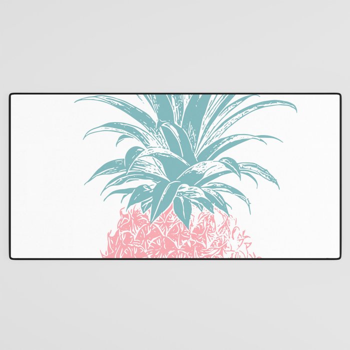 Simple Modern Boho Pineapple Drawing Desk Mat Gallery Image 3