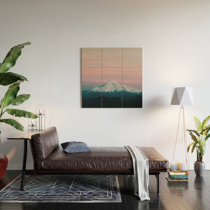 Mount Hood Wood Wall Art Gallery Image 2