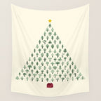 Christmas Treeangle Wall Tapestry Gallery Image 4