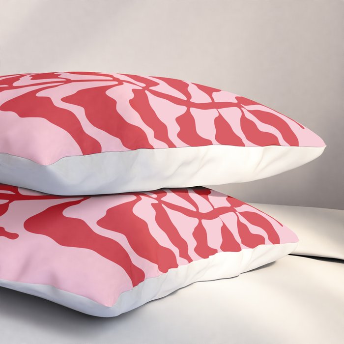 Wild Ferns: Wine Edition Pillow Sham Gallery Image 3