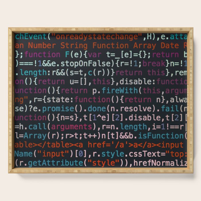 Computer Science Code Serving Tray Gallery Image 1