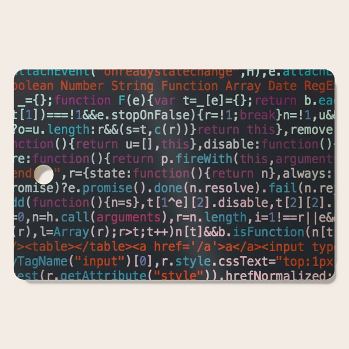 Computer Science Code Cutting Board Gallery Image 1