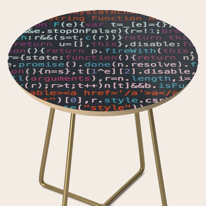 Computer Science Code Side Table Gallery Image 2