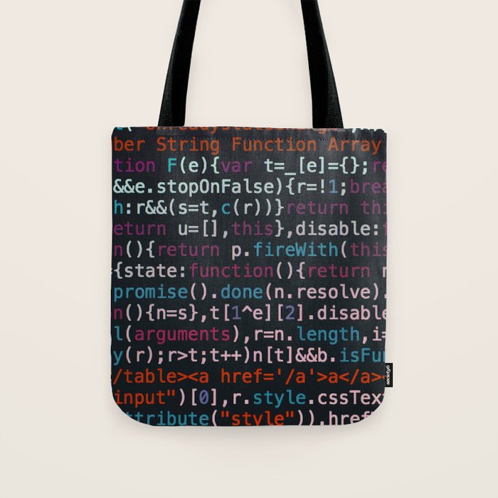 Computer Science Code Tote Bag Gallery Image 1