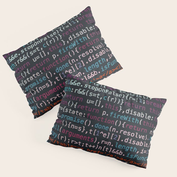 Computer Science Code Pillow Sham Gallery Image 1