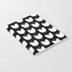 Spring Tulips IV Black and White Mid Century Flowers Notebook Gallery Image 2