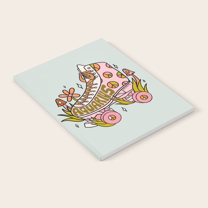 Aquarius Roller Skate Notebook Gallery Image 1