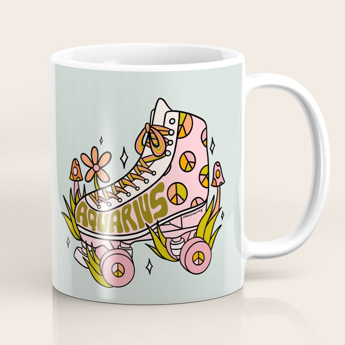 Aquarius Roller Skate Coffee Mug Gallery Image 1