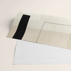Minimalist Beige Black Japandi Artwork II Wrapping Paper Gallery Image 2