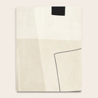 Minimalist Beige Black Japandi Artwork II Notebook Gallery Image 4