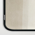 Minimalist Beige Black Japandi Artwork II Laptop Sleeve Gallery Image 3