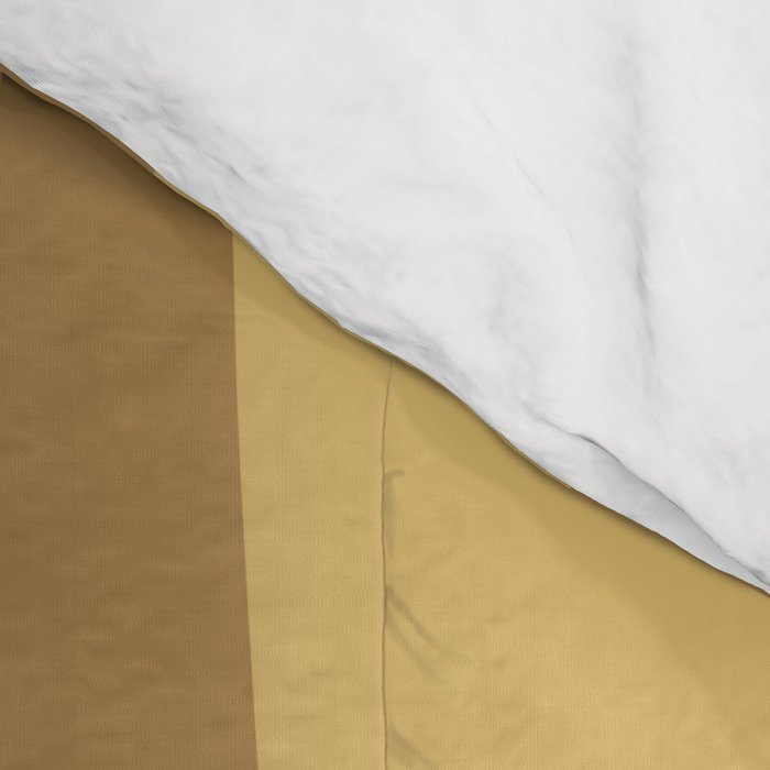 Retro Groove Minimalist Mid Century Modern Abstract in Ochre Dijon Tones Comforter Gallery Image 4