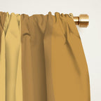 Retro Groove Minimalist Mid Century Modern Abstract in Ochre Dijon Tones Window Curtain Gallery Image 2