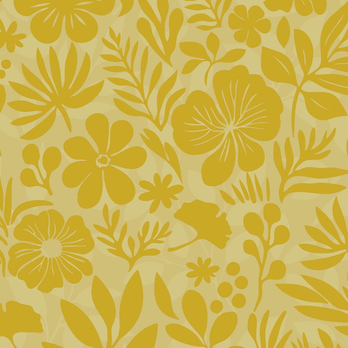 Charming Flower Shapes Warm Sunny Yellow Coffee Mug Gallery Image 2