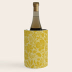 Charming Flower Shapes Warm Sunny Yellow Wine Chiller Gallery Image 1