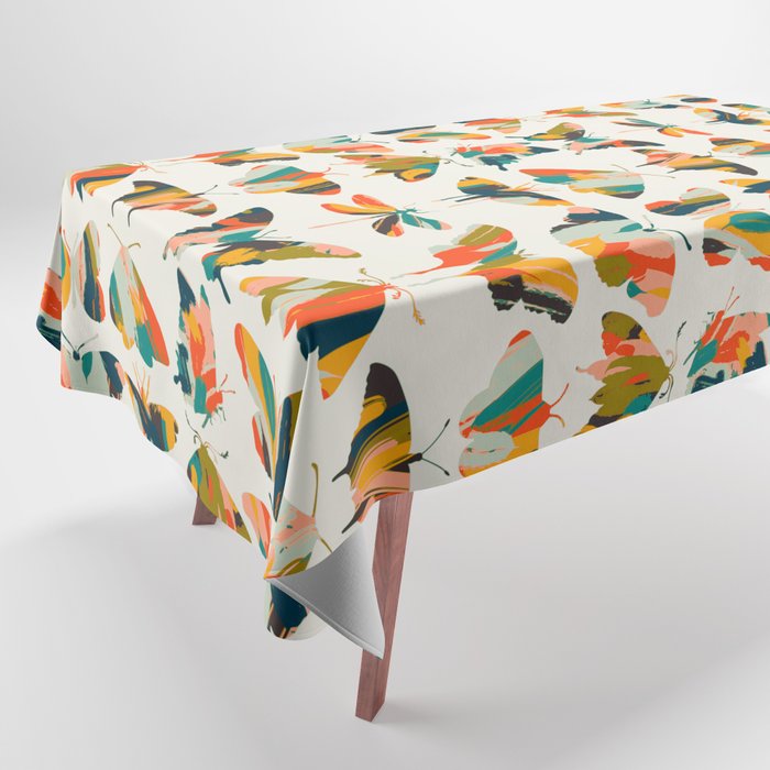 colorful butterflies Tablecloth Gallery Image 1