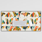 colorful butterflies Desk Mat Gallery Image 1