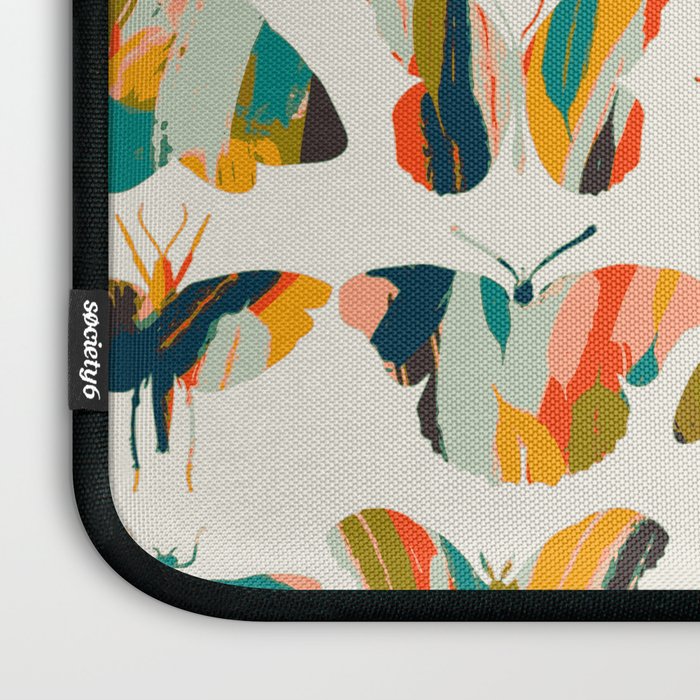 colorful butterflies Laptop Sleeve Gallery Image 3