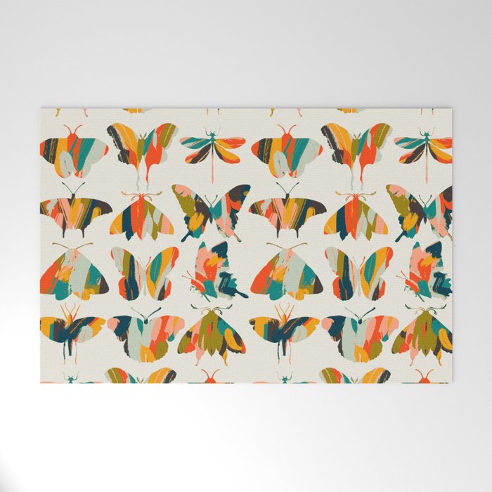 colorful butterflies Welcome Mat Gallery Image 1