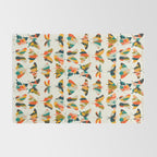 colorful butterflies Rug Gallery Image 2