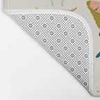 colorful butterflies Bath Mat Gallery Image 2