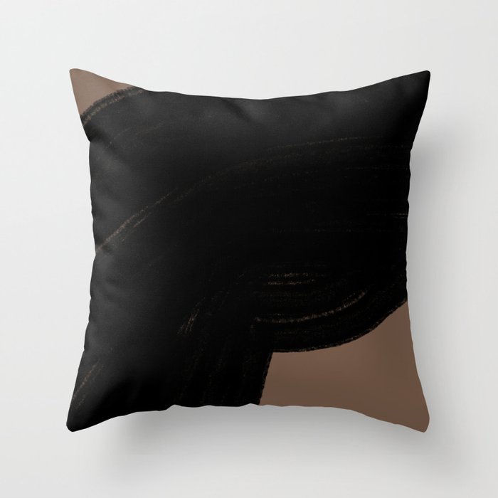 Contemporary Abstract Shape Throw Pillow Gallery Image 6