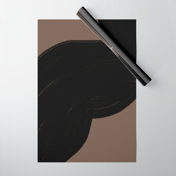 Contemporary Abstract Shape Wrapping Paper Gallery Image 1